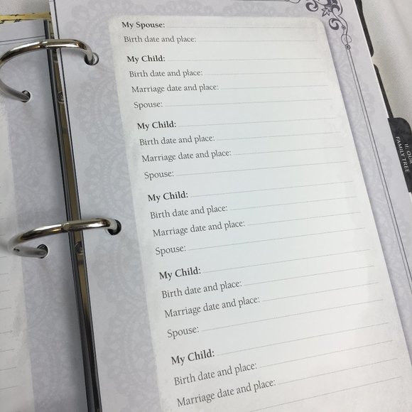 GENEALOGY  Family Tree Legacies Preserving Memories Keepsake Workbook NWOT - Picture 15 of 16